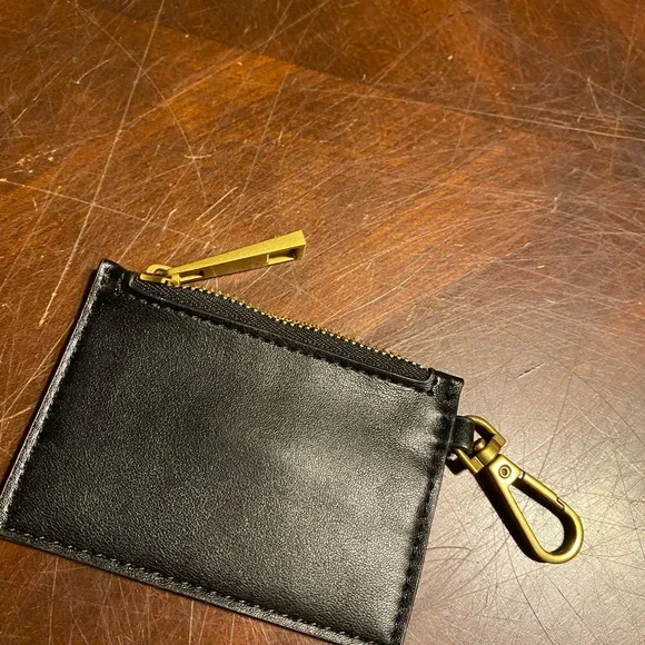 Aldo Black and Gold Card Holder - Picture 2 of 4